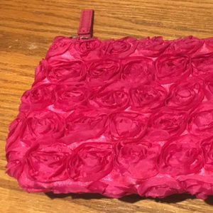 Beautiful PINK ROSES COSMETIC CASE
